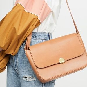 Madewell Abroad shoulder bag in desert camel